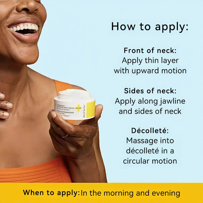 OEM Private Label Organic Firming Smoothing Neck Cream Anti Aging Wrinkle Elastic Neck Moisturizing Cream