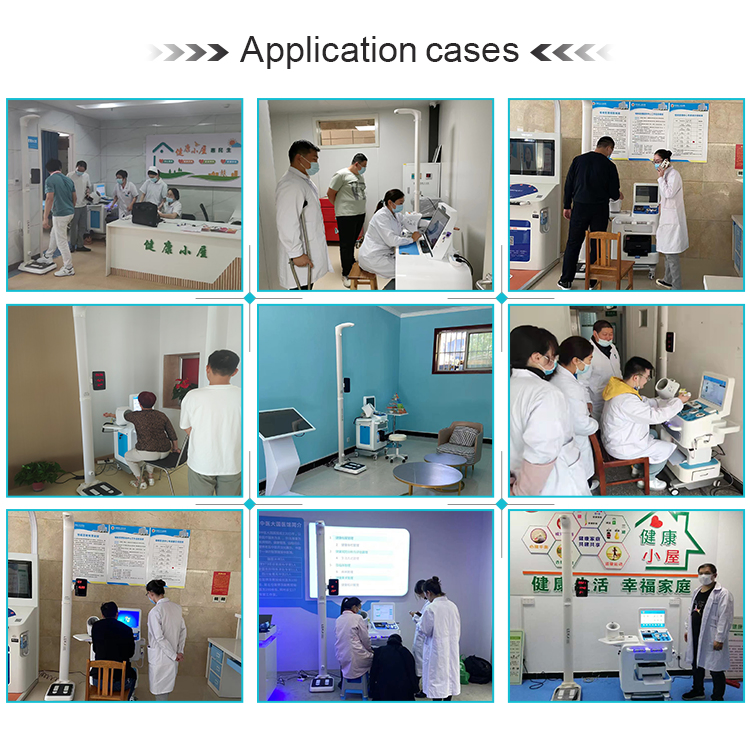 Hw-V6000 Medical Personal Telehealth Kiosk Intelligent Health Check-up Machine