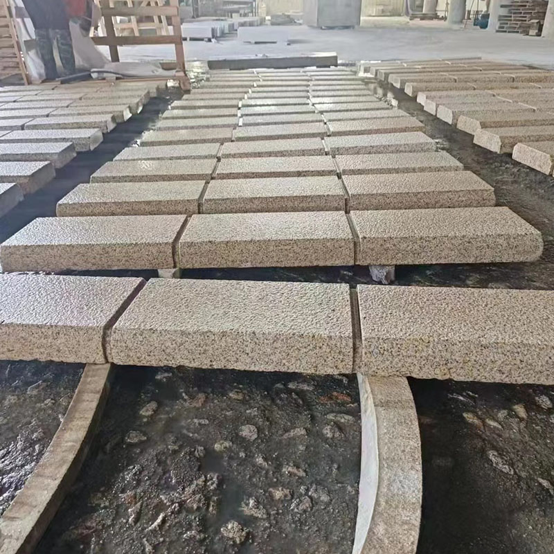 Best Price G682 Misty Yellow/Sunset Gold/Beige Grantie Bushhamemred Wall Cladding Tiles