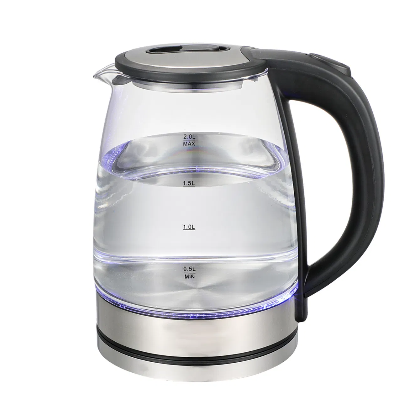 Square Smart Electric Kettle 1.7 Liters 2200W Metal China Wholesale Tuya Square Electric Kettle with Temperature Control