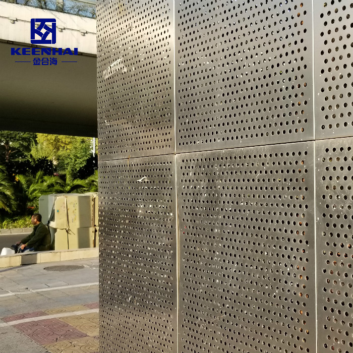 Perforated Metal Exterior Wall Cladding Aluminum Facade