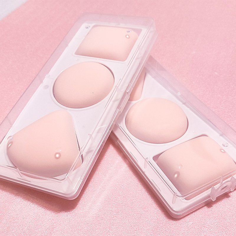 3 Styles a Set Bulk Makeup Indispensable Powder Puff Soft Multipurpose Custom Logo Lightweight Powder Puff