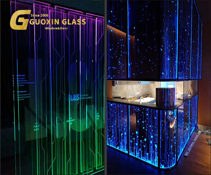 Guoxin Smart Artistic Reliable Manufacturer Superior Carved Laser Glass Customized