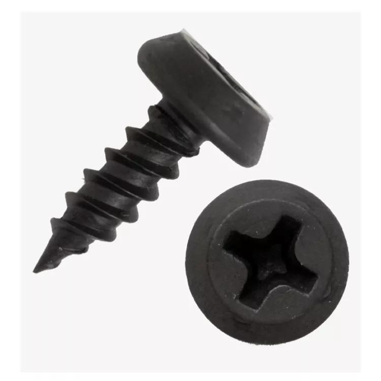 Phillips Pan Head Framing Screws Sharp Point Black Phosphate Sheet Metal Screws