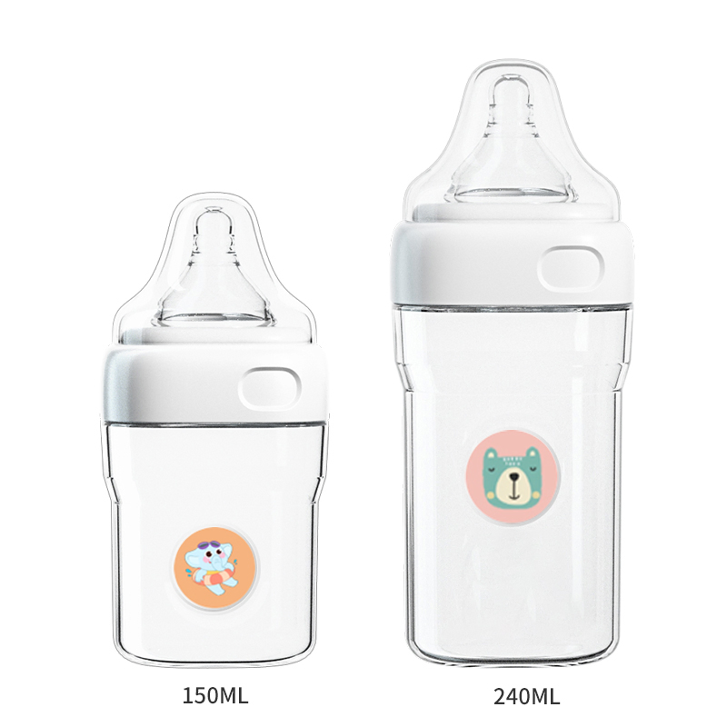 Factory's Latest Design Food Grade PP Square Baby Bottle
