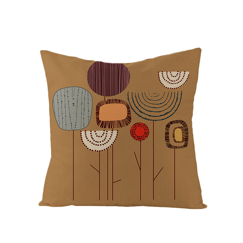 Hot Sale Digital Printed Polyester Fabric Throw Pillow Cushion Cover
