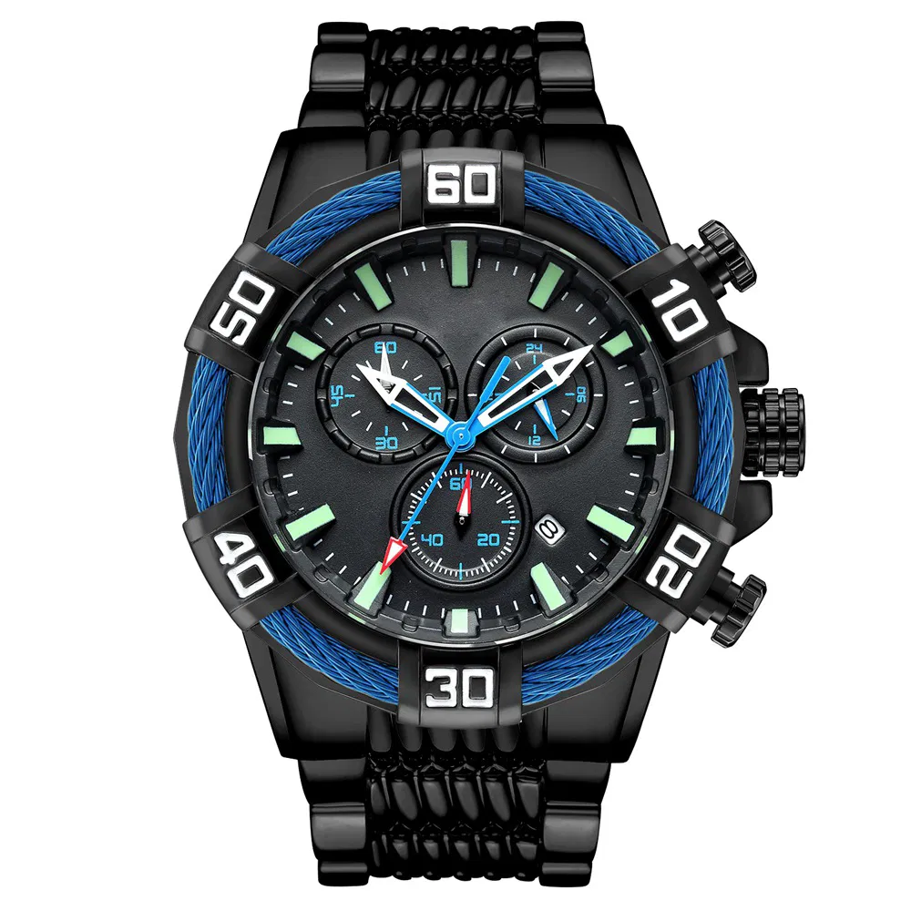 Hot Fashion Sports Analog Big Size Young Men Watch
