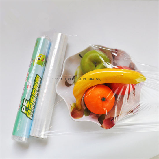 PE Food Wrapper, LLDPE Material, Cling Film for Food Use