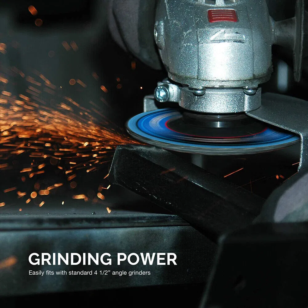 4-1/2" X 5/8"-11 T27 - Flat Face Zirconia Alumina Fiberglass Flap Disc, 120 Grit, Za Flap Disc