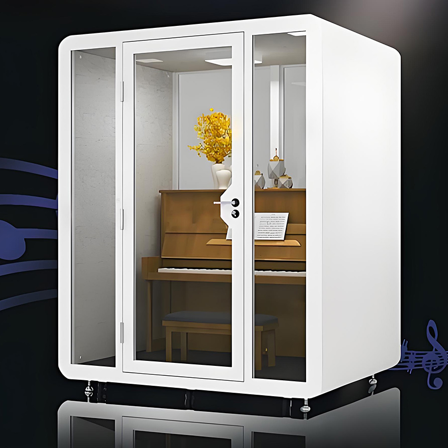 ODM Thermal Insulation Fashion Customize Lounge Painting Booths for Wooden Furniture Karaoke Booth Soundproof Drum Room