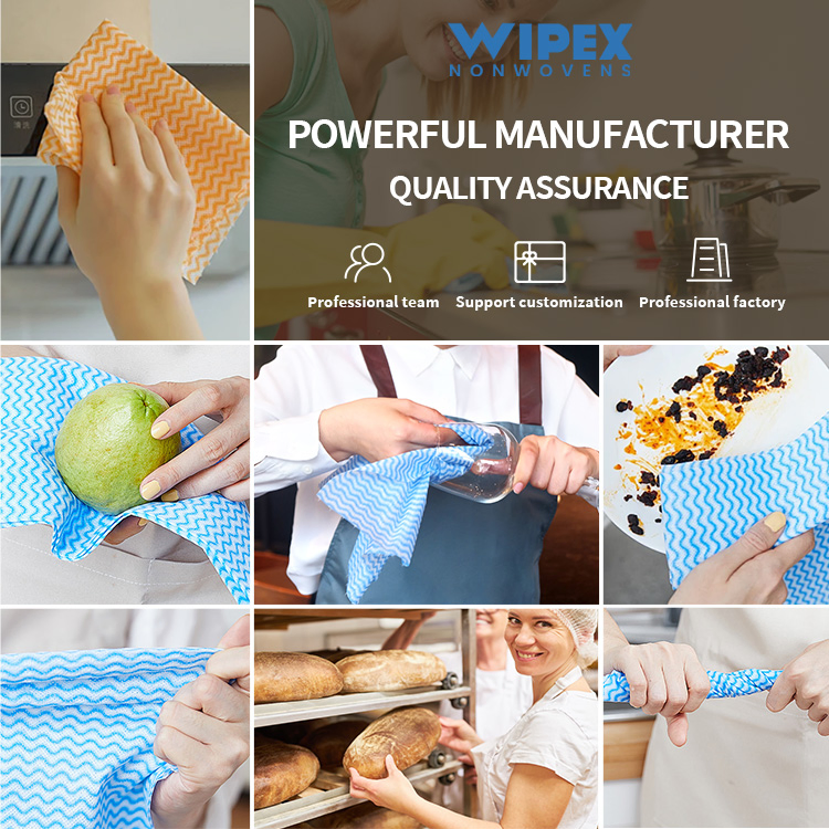 Wipex Dry Non Woven Household Kitchen Washable Dish Cleaning Disposable Washing Cloth