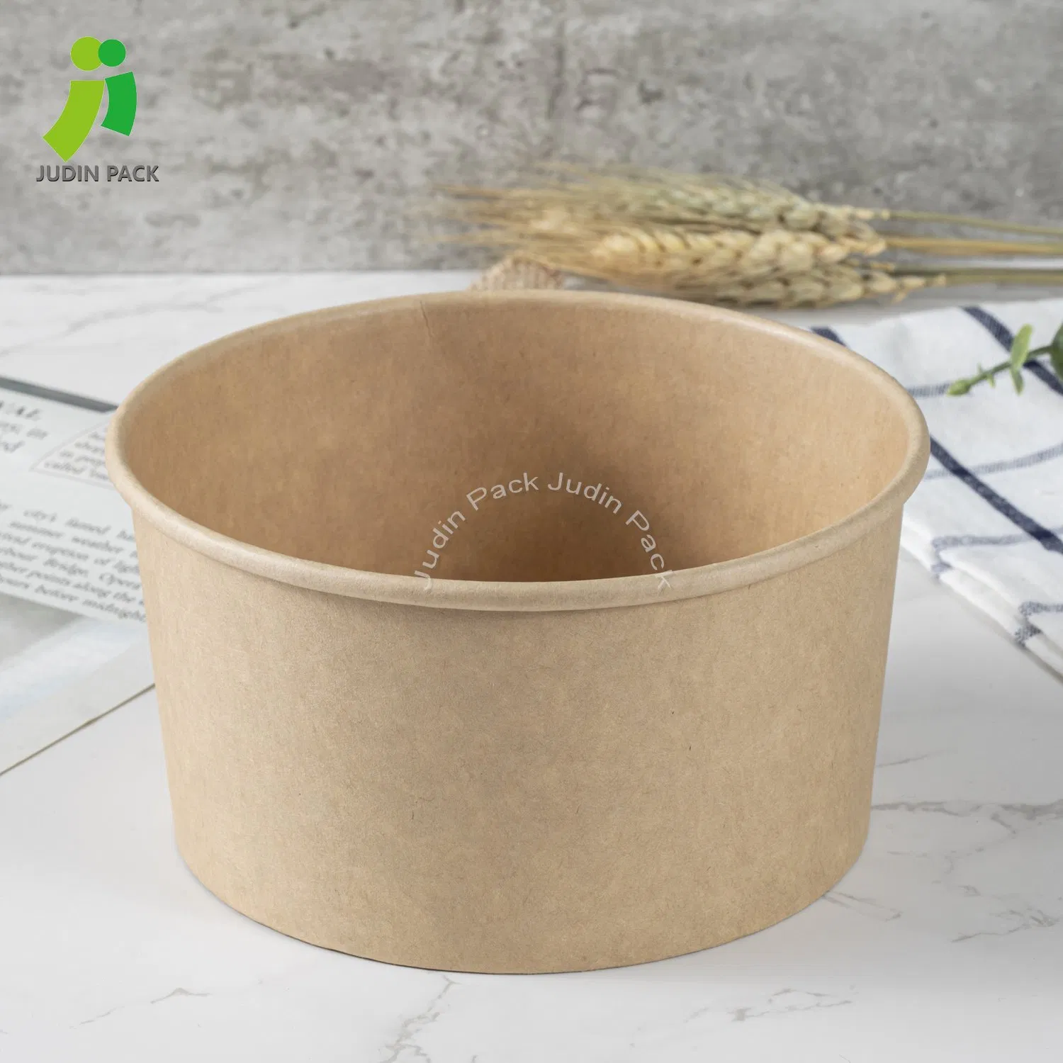 Fast-Food Box a Salad Bowl 100% Recycled Food Grade Paper