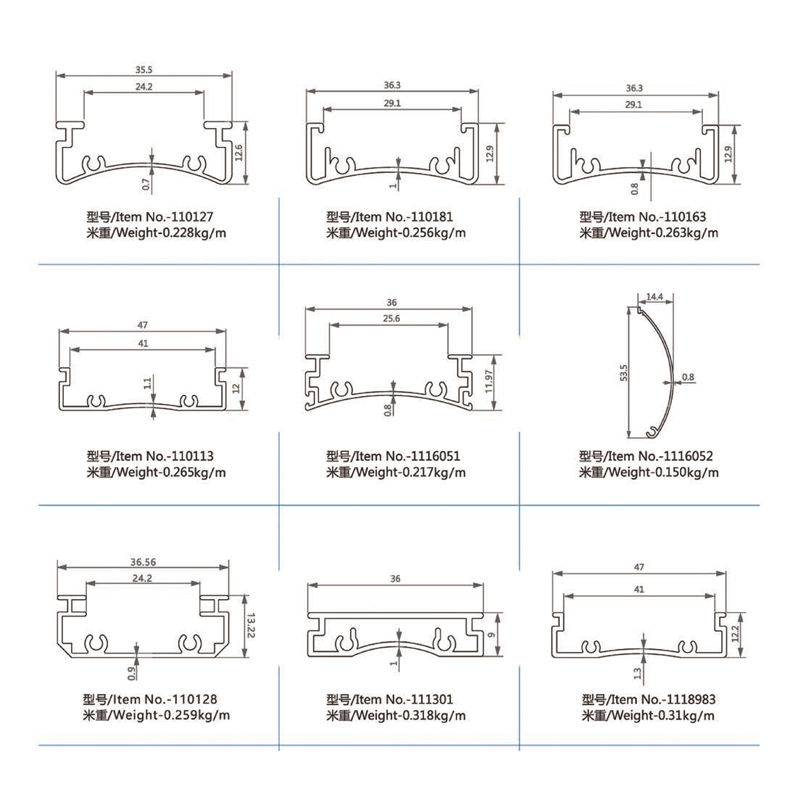 Wholesale Curtain Accessories Window Blinds Parts Zebra Blinds Tube Aluminium Head Rail for Roller Blinds Shades Shutters