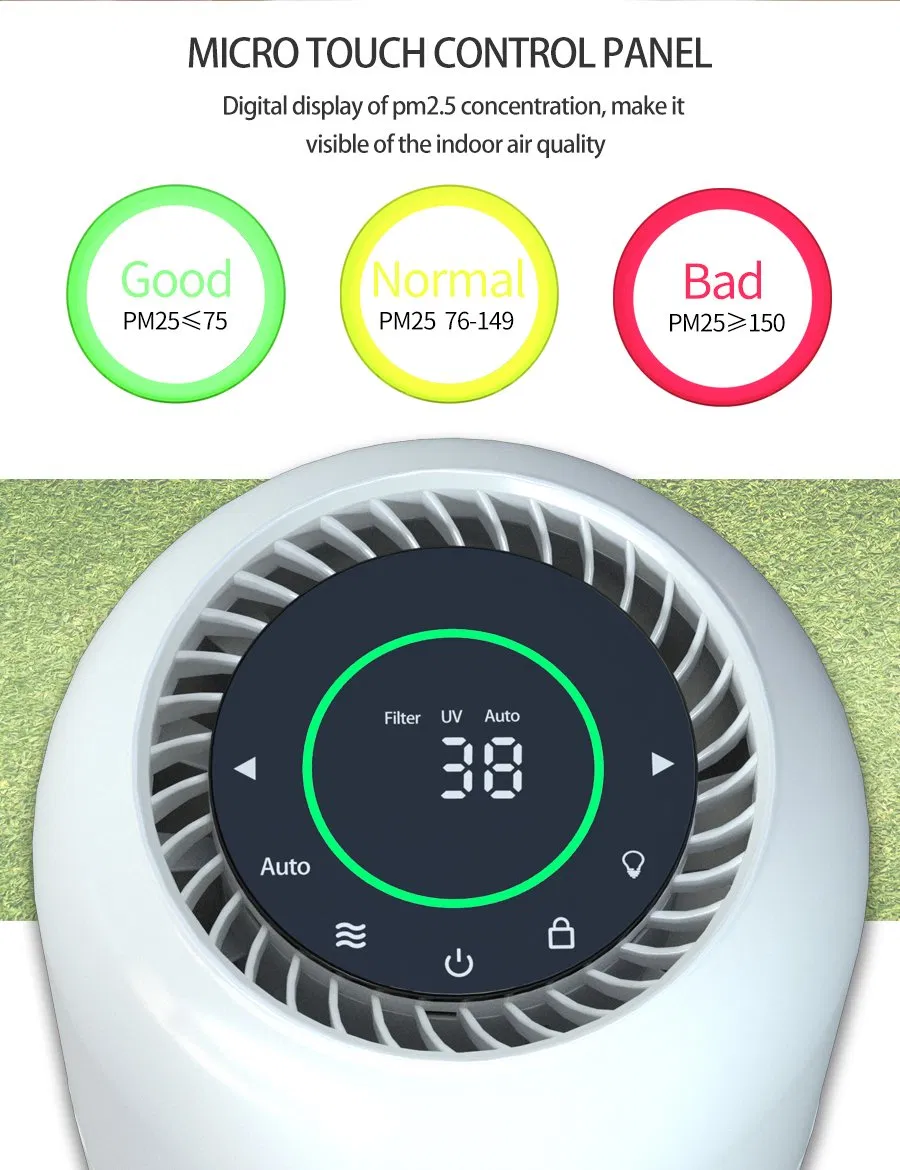 Table Top Ionic Air Purifier for Asthma
