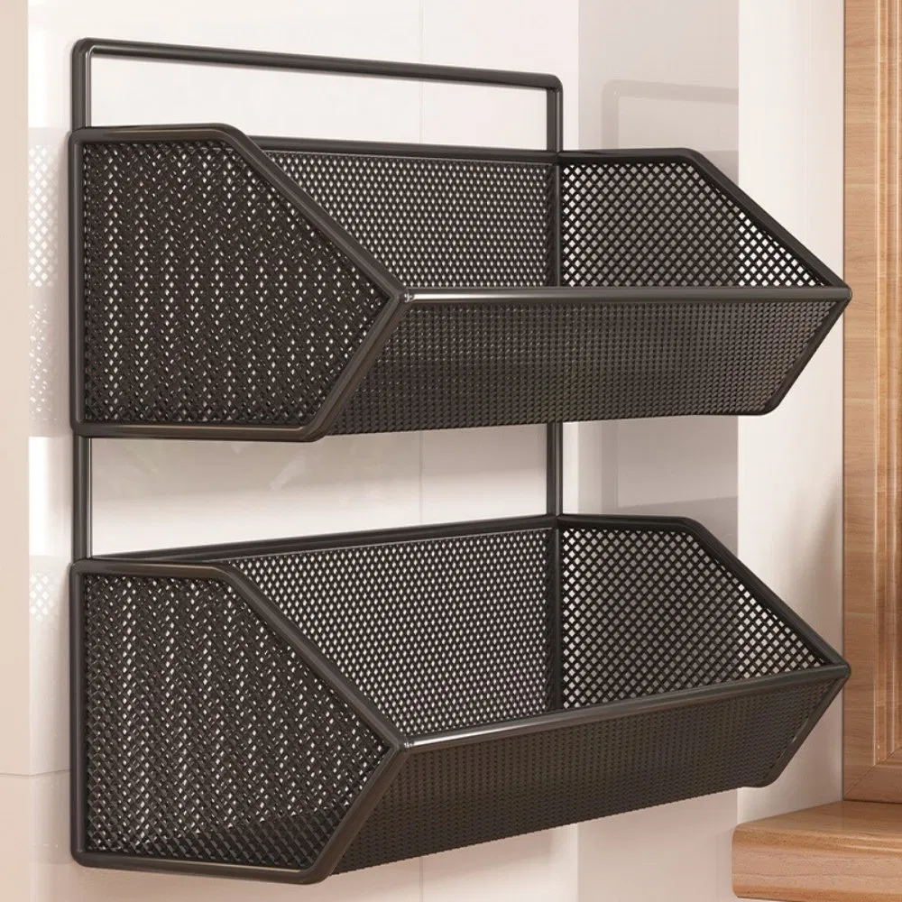 Wall Hanging Basket Wall Mounted Storage Rack Wyz28018