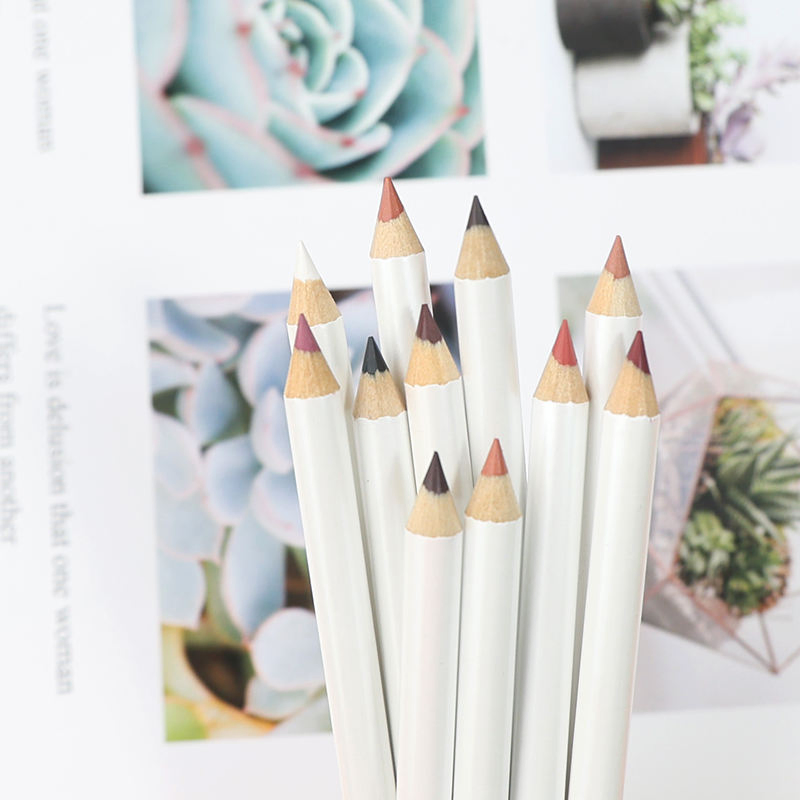 Private Label Matte Natural Waterproof Lip Liner High Pigment Customized Lipliner Pencil
