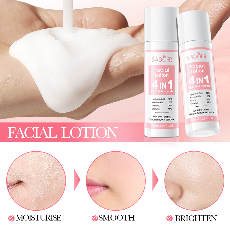 Firming Anti Wrinkles 4-in-1 Facial Brightening Whitening Tender Skin Face Cream Lotion