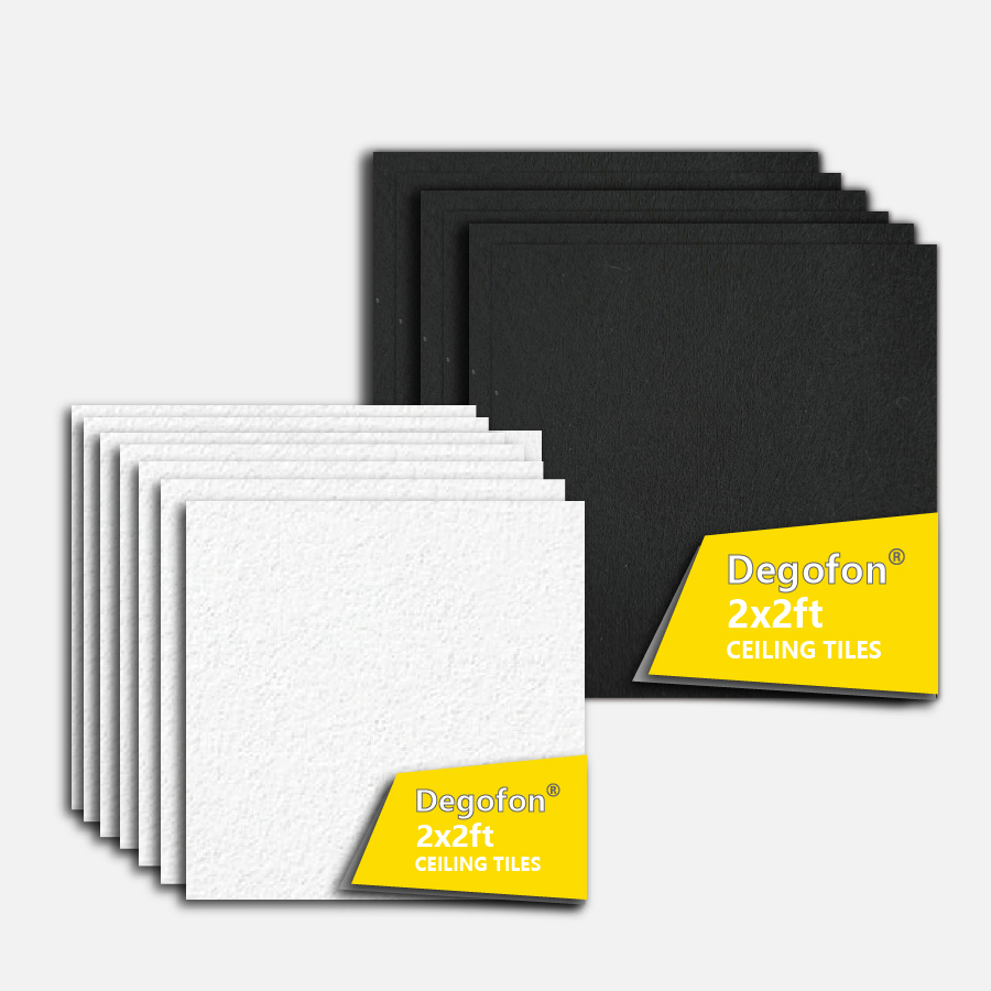 Suspended Mineral Wool Fiberglass Ceiling Tile 600X600mm