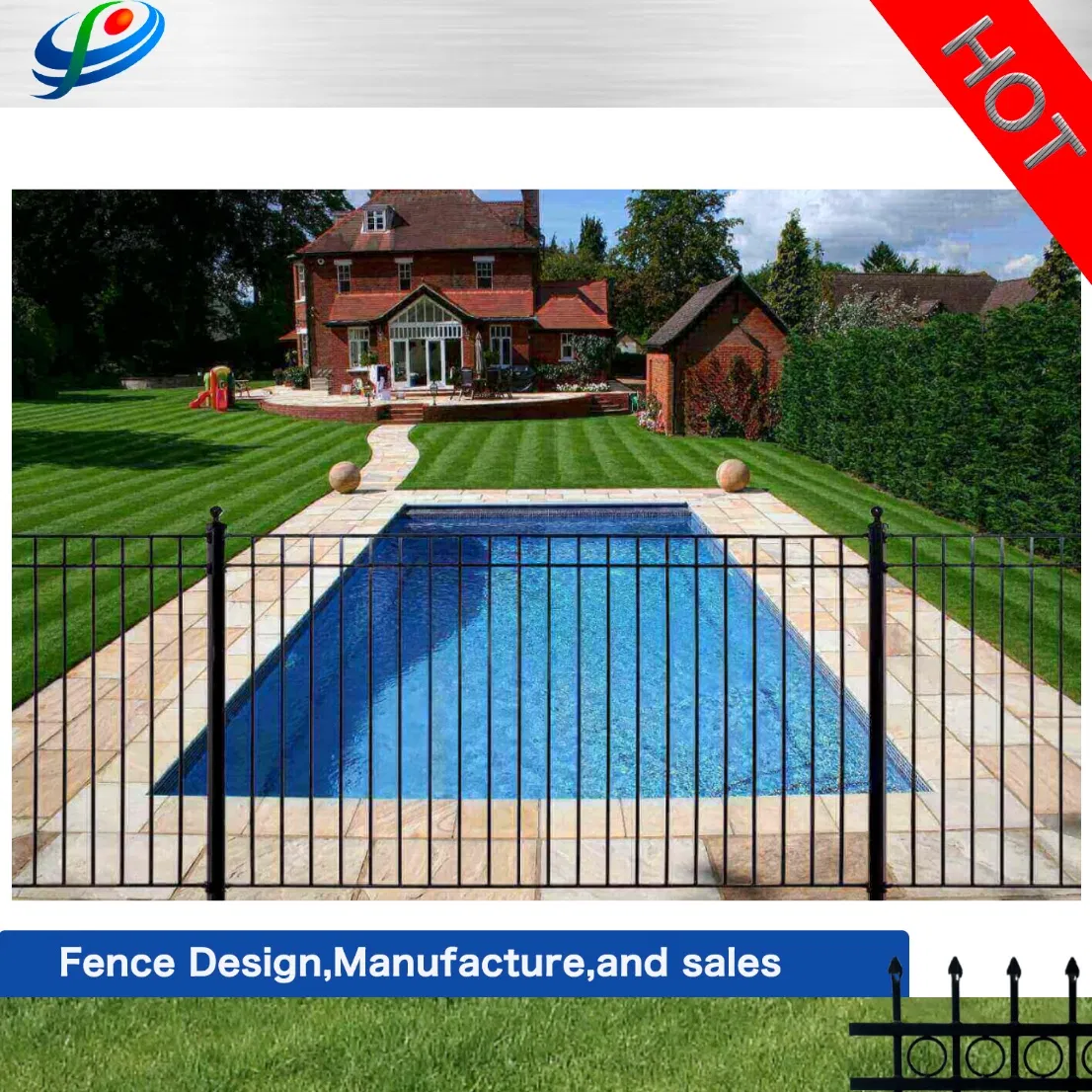 Modern Balcony Aluminium Railing Fence Panels