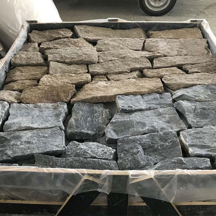 Exterior Stacked Stone Panels Slate Stone Veneer Pattern for Fireplace