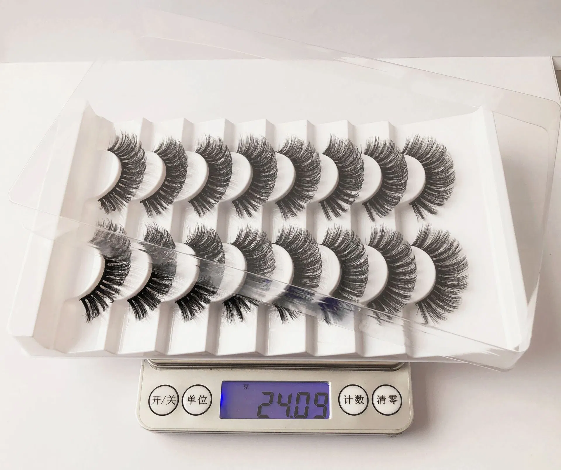 High Quality 8 Pairs Packed 3D Natural Dramatic Long Eyelashes for Women