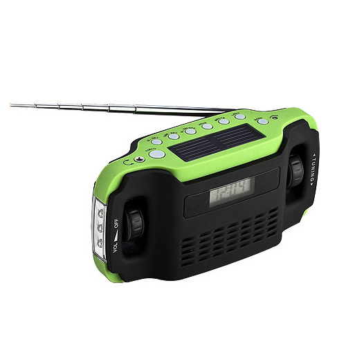 Multifunction Portable Solar&Dynamo Am/FM Digital Display Radio