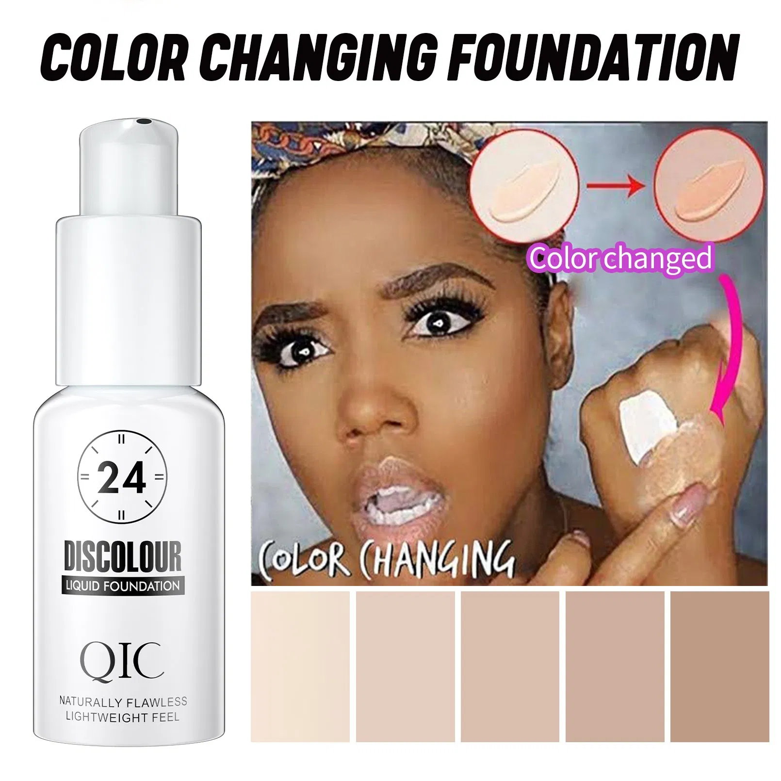 Private Label Cruelty Free Waterproof Long Lasting Full Coverage Matte Liquid Foundation
