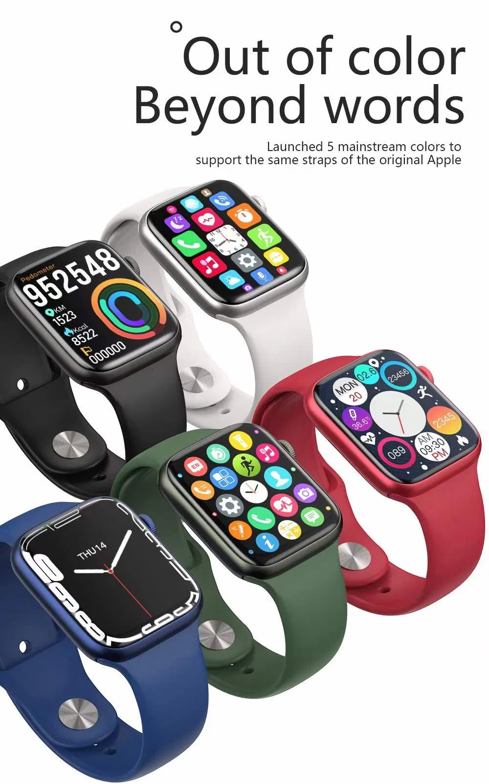 The Latest Version Hot Style Waterproof Intelligent Smart Watch Bracelet