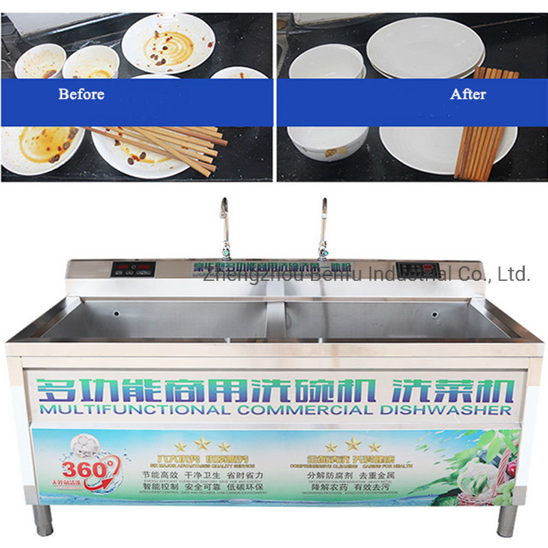 Multi Function Hotel Commercial Restaurant Dishwasher with Automatic High Temperature
