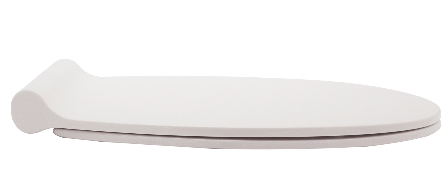 Premium U-Shaped Toilet Seat for Bathrooms with Patented Design (Soft-Close Feature)