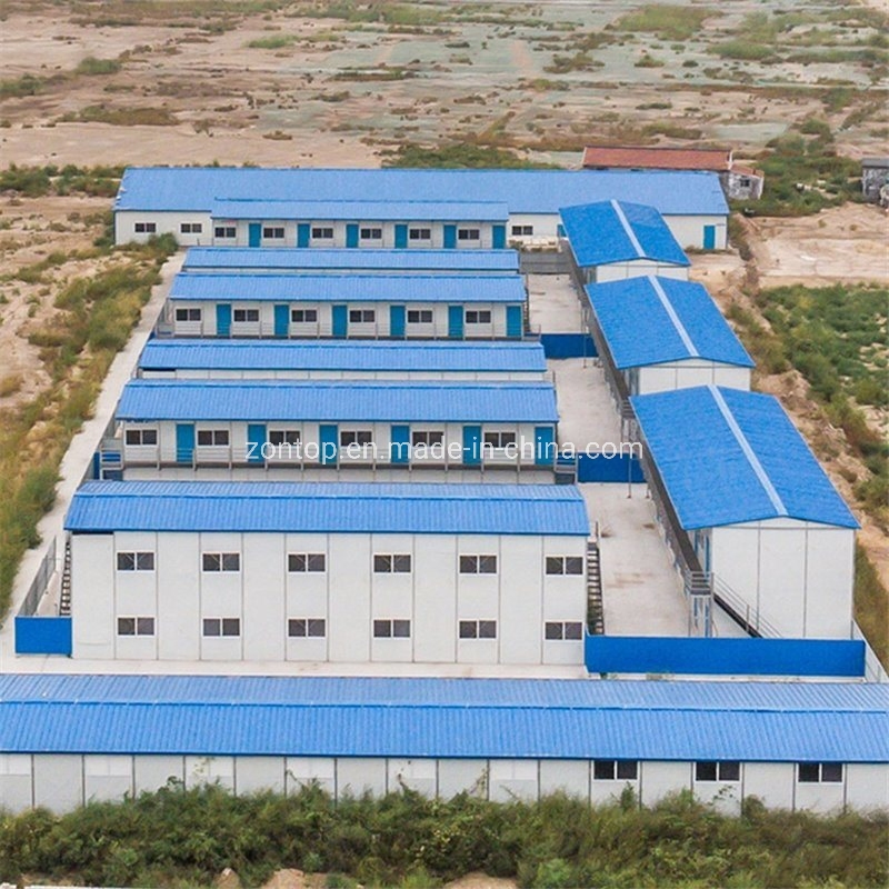 Easy Install High Quality Modular Portable Laborer Dormitory Canteen Two Storey Building Prefabricated K Homes