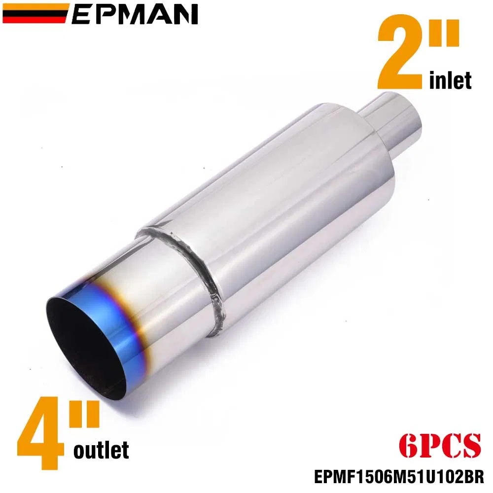 Выхлопной наконечник Epman 4 дюйма, нержавеющая сталь, 6 шт.