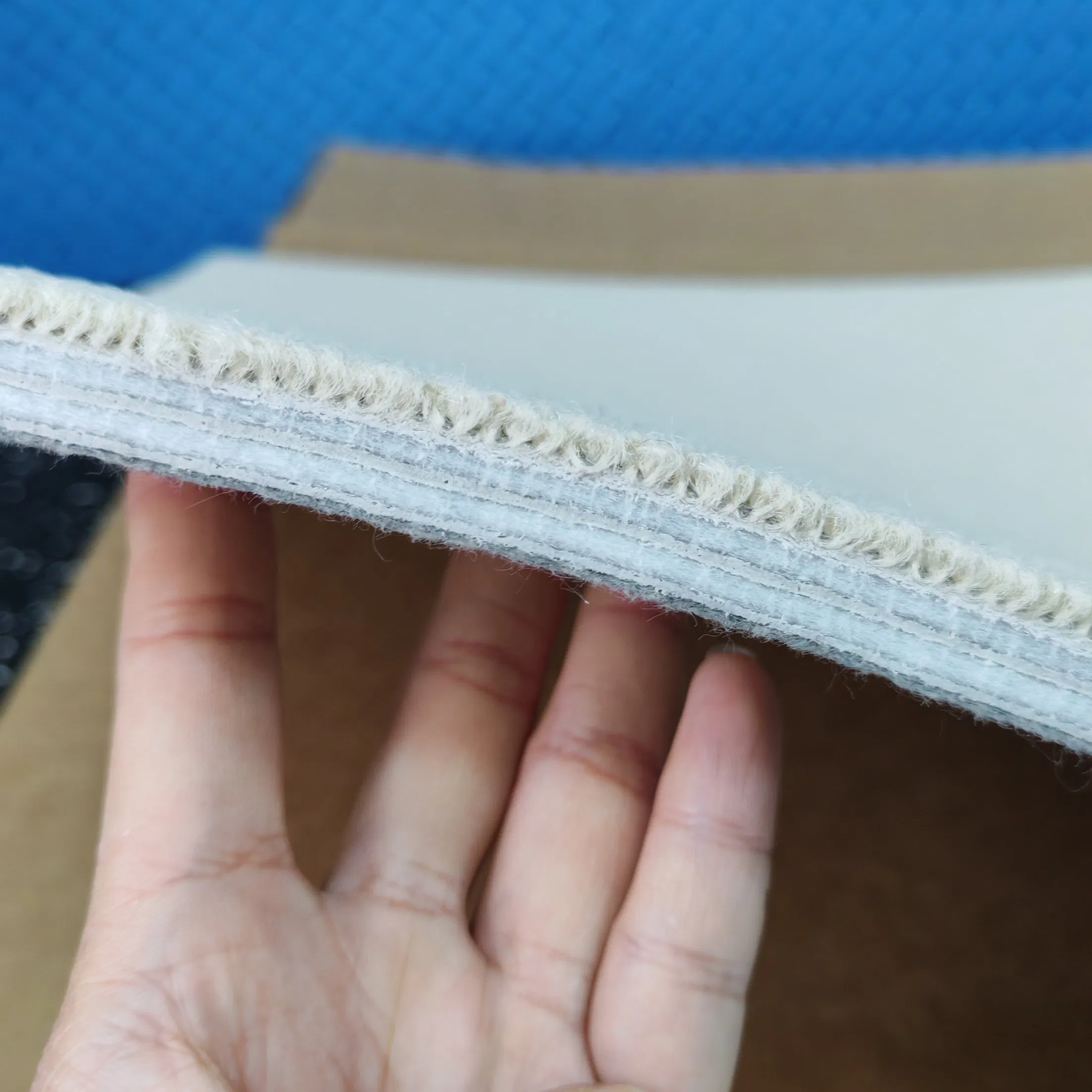 Extra Thick Heavy Acoustic Mute Sound Absorption 50*50cm Solution Dyed Carpet Tile for Office Bed Room