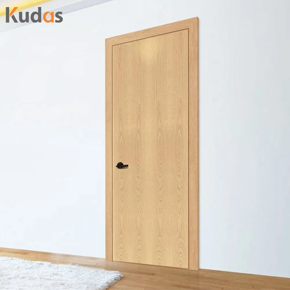 Kudas Composite Wood Interior Doors MDF Solid Core Wooden Room Door