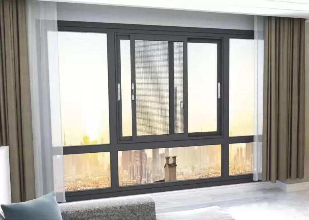 Aluminium Windows Double Glazed Sliding Window Door Window Hardware Heat Insulation Impact Window