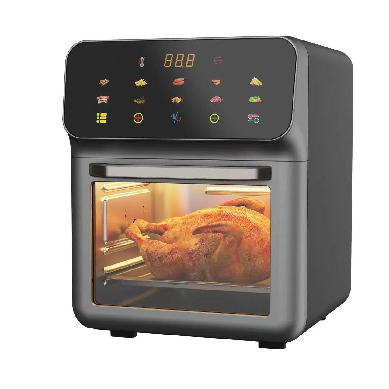 Large Capacity, 360° Air Circulation, Detachable Crumb Tray, Touch Screen, Home Kitchen Cooking Healthy Cooking Digital Air Fryer
