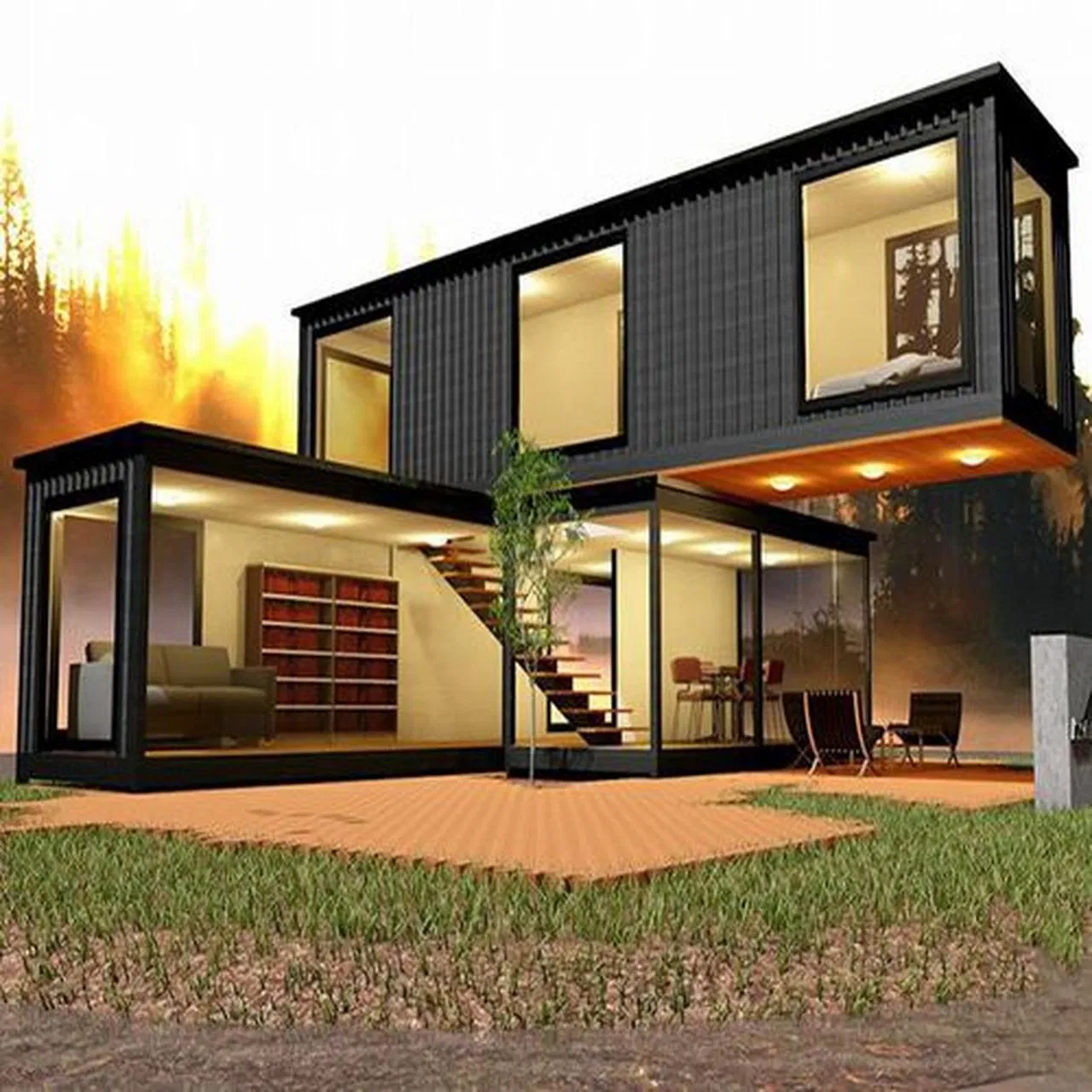 Fire-Resistant Steel Frame Structure with Galvanization for Global Buyers