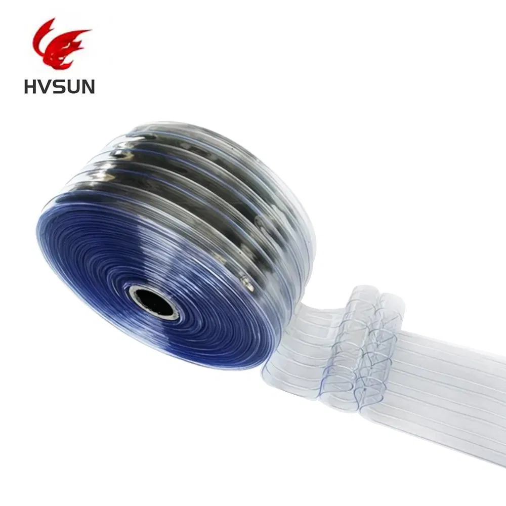 Modern PVC Strip Curtain for Workshop Temperature Regulation Blue