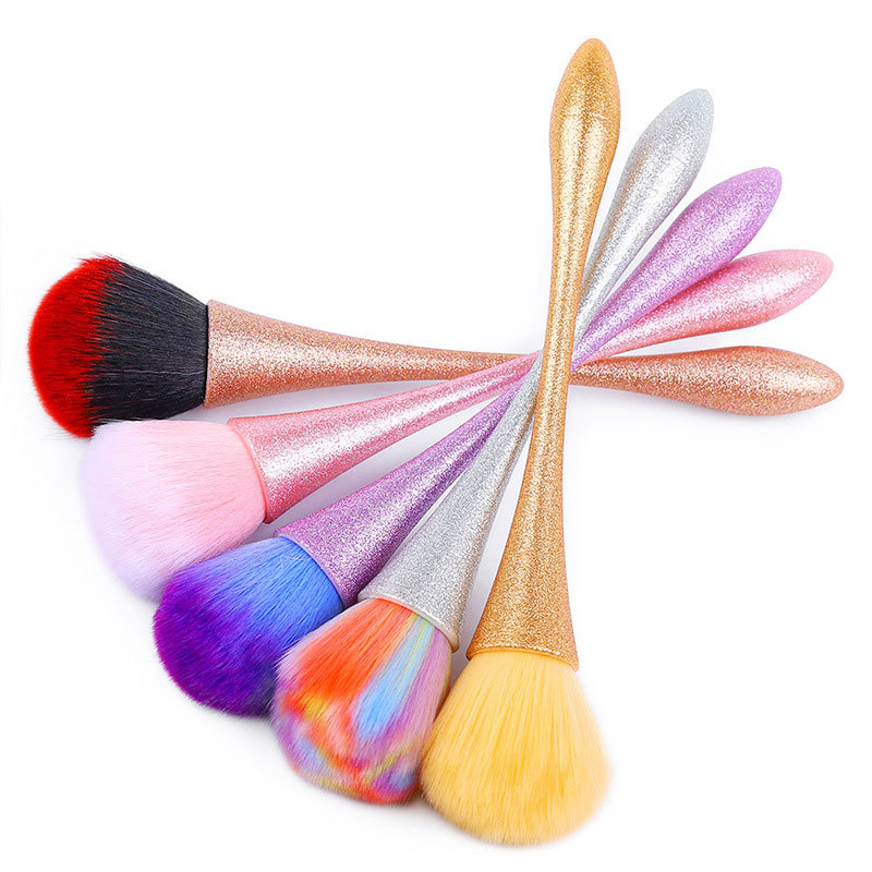 Hot Selling Nail Art Dust Brushes Soft Cleaning Glitter Powder Nail Brush