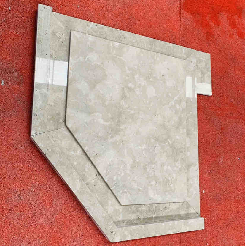 The Custom Made Anit-Slippy Marble Tiles for Bathroom Shower Flooring