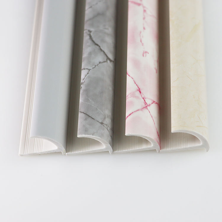 Hot Sale Plain Color PVC Tile Trim with Round Edge Plain Color PVC Tile Trim with Round Edge