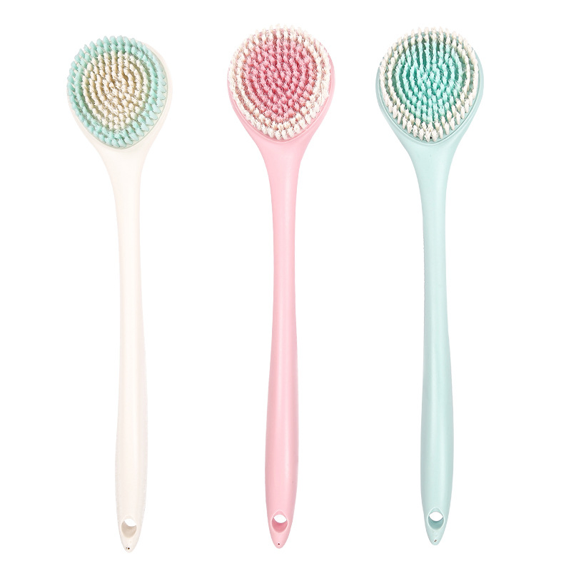Long Handle Silicone Back Scrubber Body Brush Silicon Bath Brush