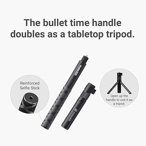 Handheld Camera Selfie Stick and Tripod for Insta 360 Bullet Time Bundle Protection Accessories for Insta360 X4 X3 Go 3s One X2 Sports Cameras Accessories