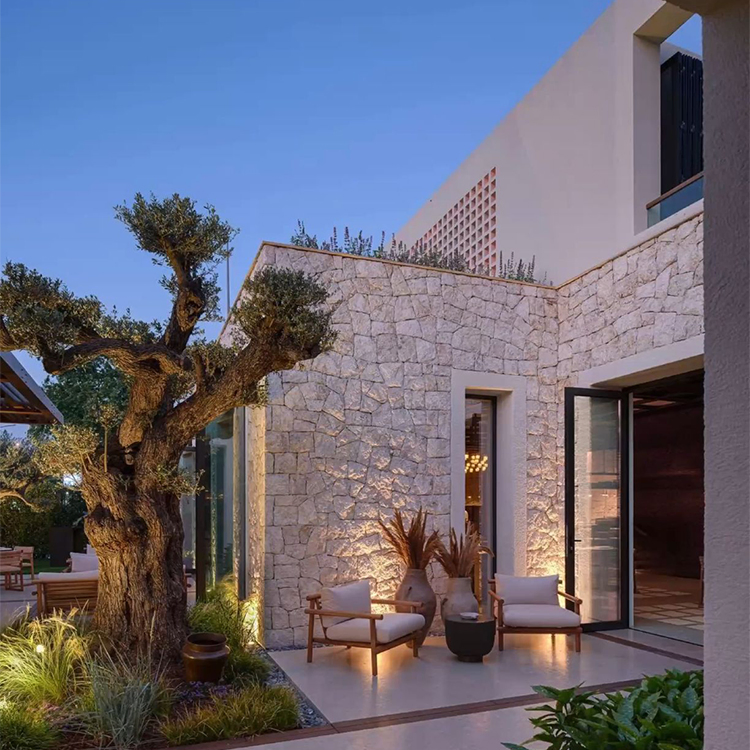 Customized Size Artificial Cultural Stone Building Exterior Decorative Cladding Wall Panels