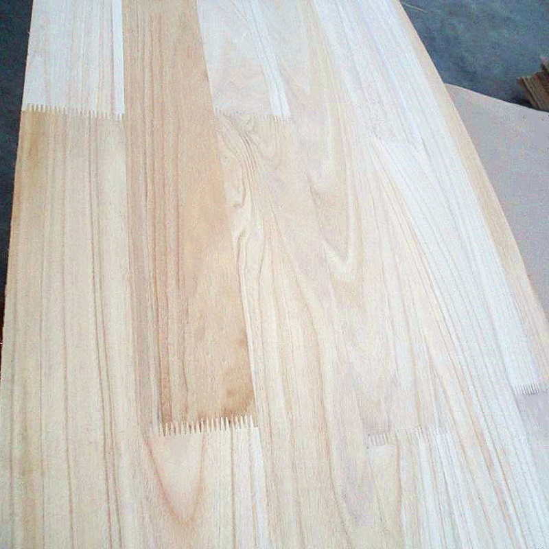 Low Price and Solid Finger Joint Wood Board Paulownia Panel for Coffins