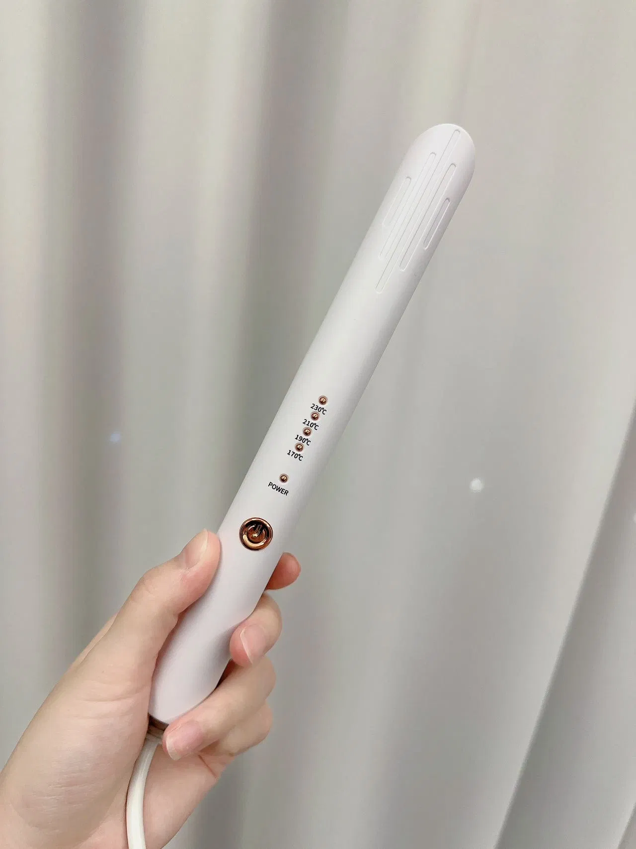 Digital Hair Straightener and Curling Iron with Dual Voltage, Portable Flat Iron
