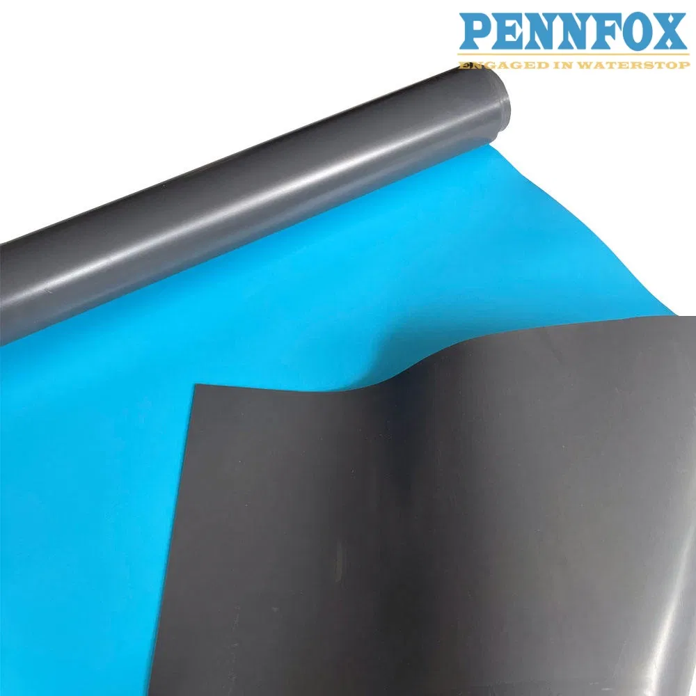 Suitable for Exposed Single-Ply Roof Polyester Reinforced PVC Waterproof Membrane