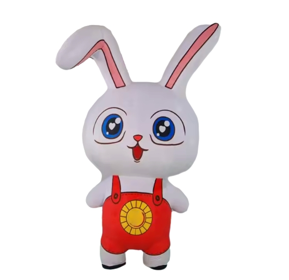 Inflatable Giant Cartoon Rabbit for Outdoor Fun and Play