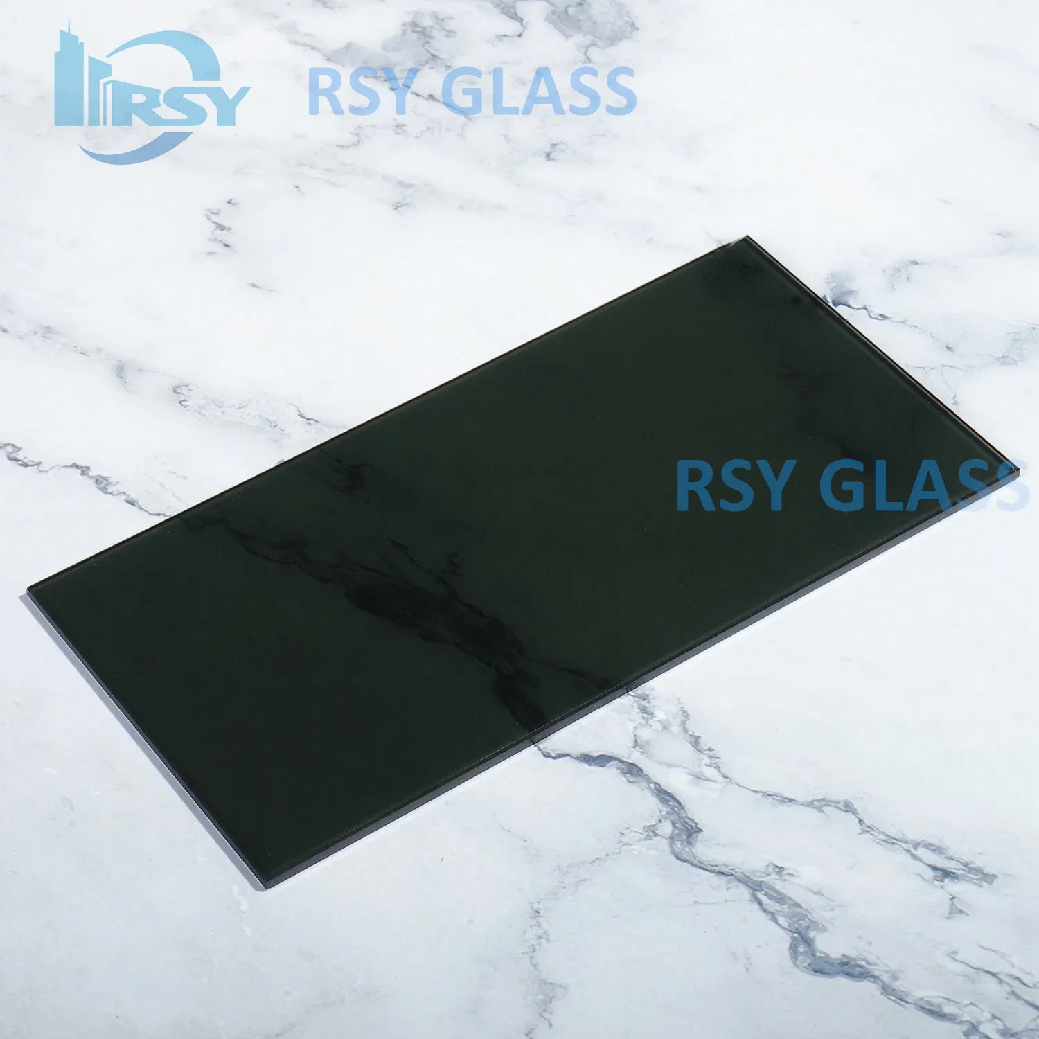 Whole Sale Black Float Glass 10mm 12mm 15mm for Bathroom