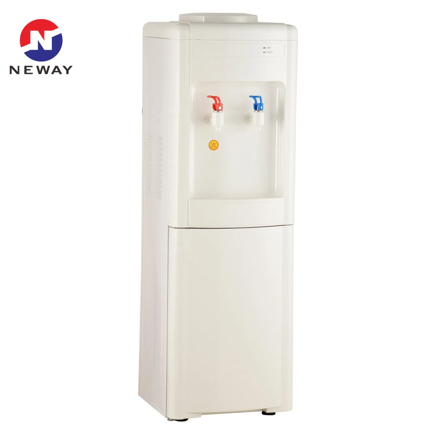 Hot and Cold Compressor Cooling Water Dispenser with Refrigerator